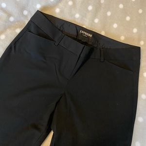 Express Black Dress Pants Size: 8 Long